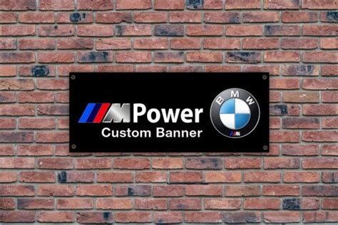 Custom Bmw Logo Banner Vinyl, Garage Sign, Office or Showroom, Flag ...