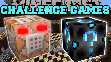 Minecraft COMMAND BLOCK CHALLENGE GAMES Lucky Block Mod Modded