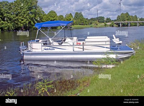 pontoon river  res stock photography  images alamy