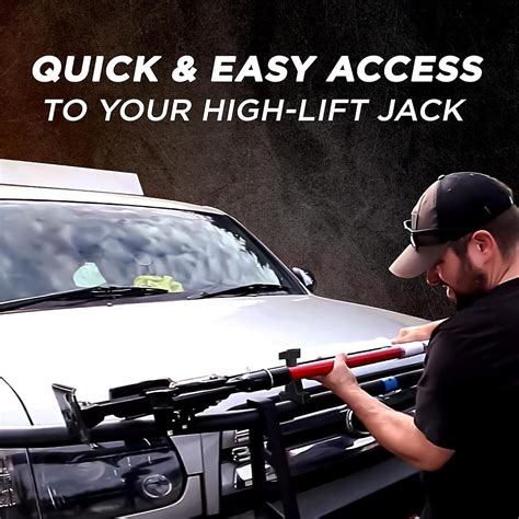 High Lift Jack Mount Lift Jack Tube Mount 1 2 5in For Jeep Rzr Offroad