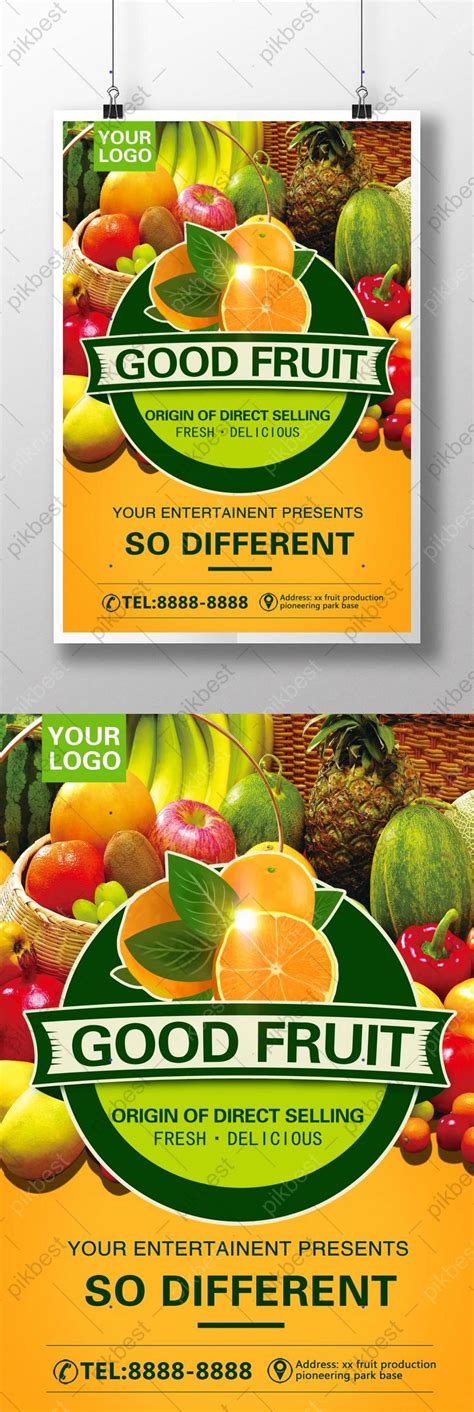 Fresh Fresh Fruit Posters Psd Free Download Pikbest