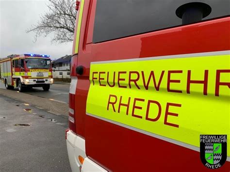 Feuer Brandmeldeanlage Feuerwehr Rhede