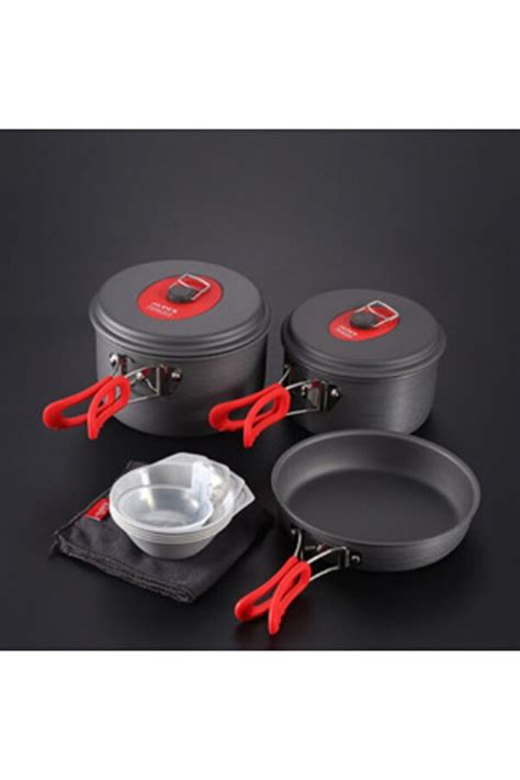 Alocs Camping Dining Set - Black - Trendyol