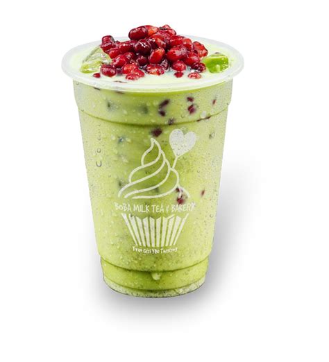 tra sua matcha size  ml  thuc boba