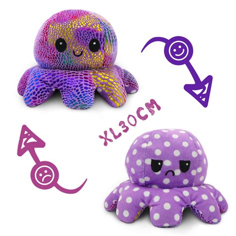 Buy Octopus Plush Reversible Octopus Plush Mood Octopus 30cm Octopus Reversible Plushie Stuffed