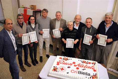 Premiati I Volontari Della Croce Rossa Di Biella