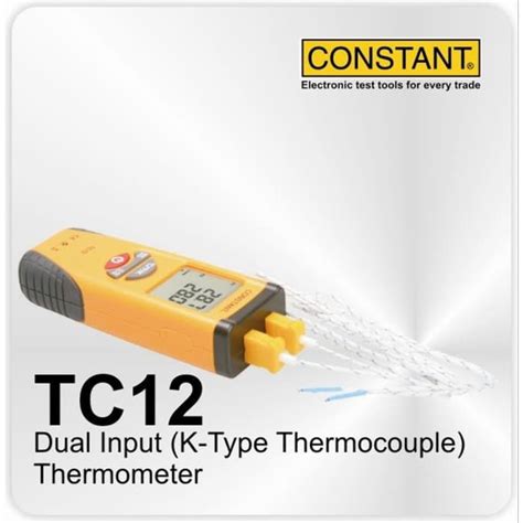 Jual Jual Constant Tc Thermometer Dual Input K Type Thermocouple