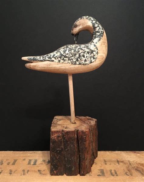 Shorebird Decoy By Noted Carver Herbert Randall Hand Carved Etsy