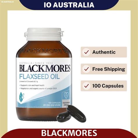 Blackmores Flaxseed Oil 1000mg Omega 3 Vegetarian 100 Capsules Lazada