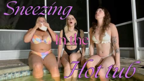 Destinylove1995 Sneezing In The Hot Tub ManyVids