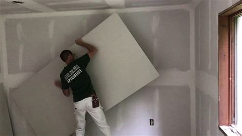 How To Hang Drywall On Walls Alone Using The Hangpro Drywall Lift For