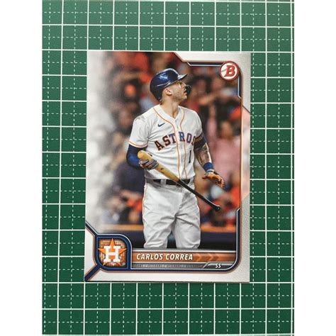 TOPPS MLB 2022 BOWMAN 3 CARLOS CORREA HOUSTON ASTROS ベースカードBASE