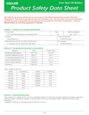 Fillable Online Msds Not Required Fax Email Print Pdffiller