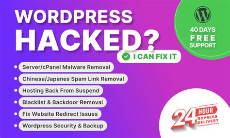 Clean Wordpress Malware Virus Removal In Hacked Website With Wordpress