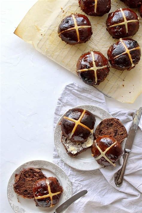 Chocolate Orange Hot Cross Buns Domestic Gothess