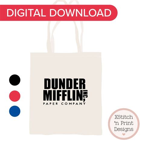 The Office Dunder Mifflin Logo / Digital Print / DIY Crafts / - Etsy