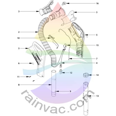 Rainbow Power Nozzle Model Pn E Electric Hose Parts