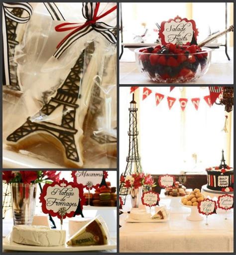 Karas Party Ideas Parisian Birthday Party Planning Ideas Supplies Idea Cake Decorations