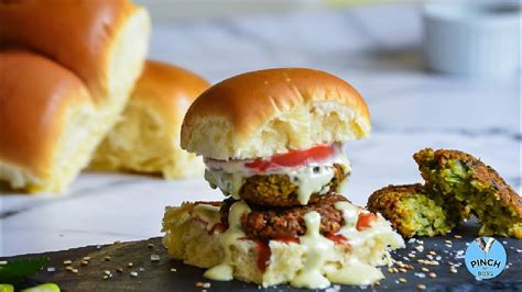 How To Make Falafel Slider Tahini Mayo For Burgers Youtube