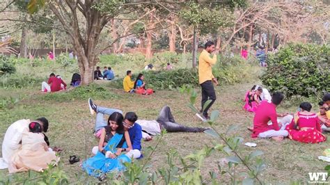 Cooch Behar Rajbari Udyan Park L Day On Saraswati Puja L West Bengal