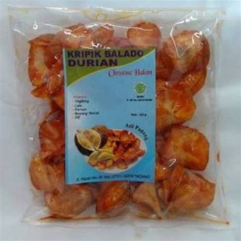 Jual KERIPIK BALADO DURIAN CHRISTINE HAKIM PADANG | Shopee Indonesia