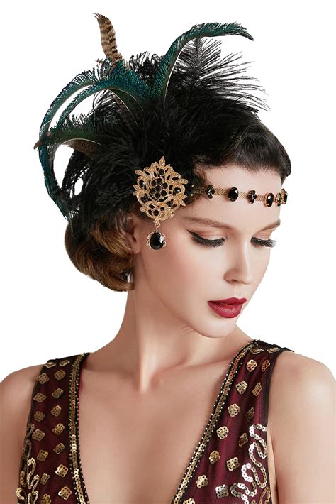 Babeyond Art Deco S Flapper Headpiece Roaring S Great Gatsby