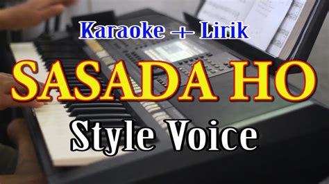 SASADA HO KARAOKE STYLE VOICE YouTube