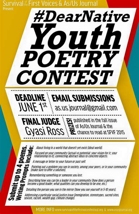 #DearNative Youth Poetry Contest | As Us