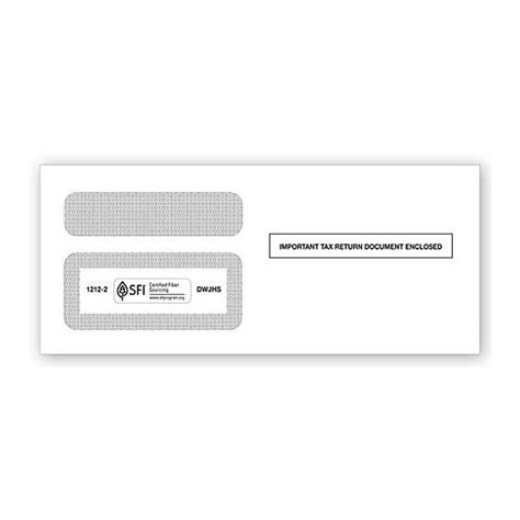 1099 Double Window Envelope Self Seal DesignsnPrint