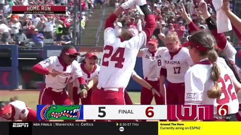 Ou Headed To Women S College World Series Championship After Extra Inning Win Against Florida