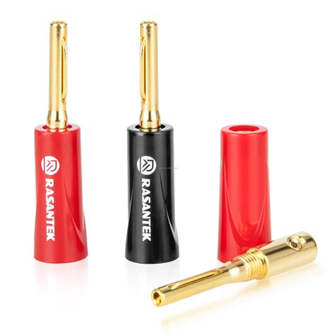 Rasantek High End Pure Copper K Gold Plated Banana Connector Pure