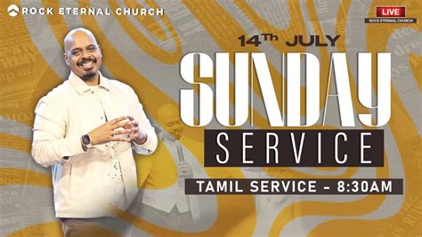 Live Rock Eternal Church Tamil Service July Th