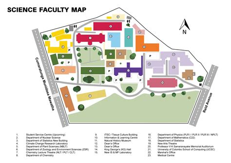 Faculty Map Faculty Of Science