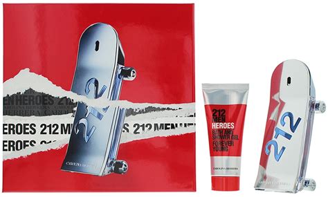 Up To Off Carolina Herrera Heroes Edt Ml And Shower Gel Ml