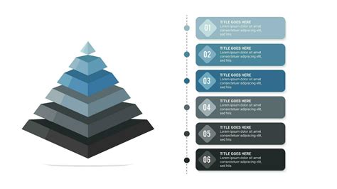 3d Pyramid Hierarchy Infographic Template Design With 6 Layers 26297532