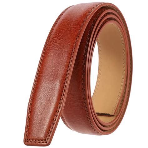 Wholesale Orange Black Brown Genuine Split Leather Belt Straps With