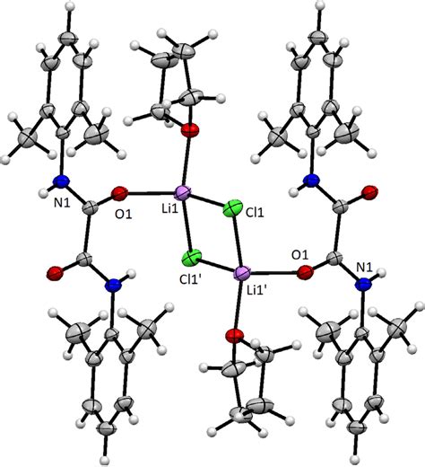 Crystal Structures Of Lithium Complex 7 Bond Lengths F1 C1 13592