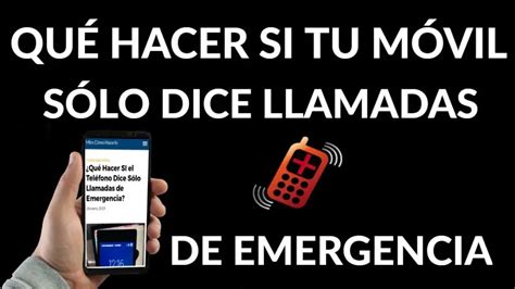 Cómo quitar el modo Solo llamadas de emergencia en Android Haras