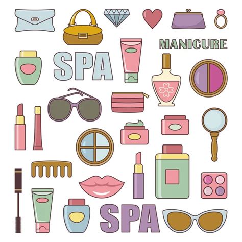 Set Of Cosmetics Stock Vector Image By GurZZZa 19339031