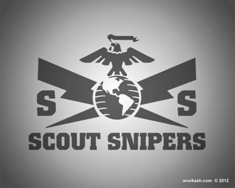 Marine scout sniper Logos