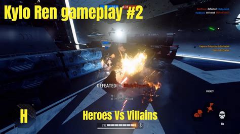 Kylo Ren Gameplay Heroes Vs Villains Star Wars Battlefront Ii