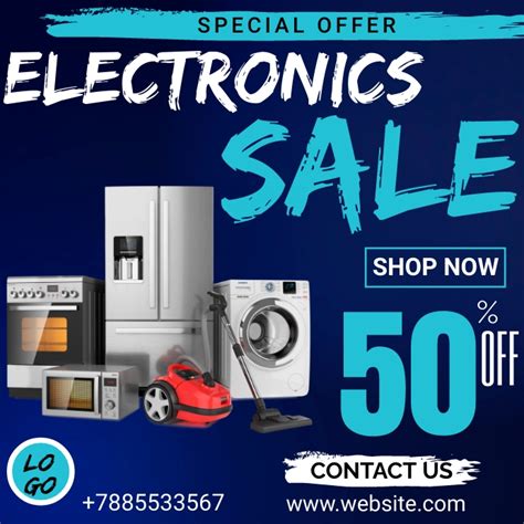 Electronic Sale Template Postermywall