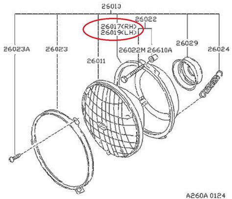 Tech Wiki Headlight Part Numbers Datsun 1200 Club