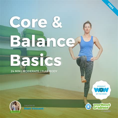 Skimbles Free Workout Of The Week Core Balance Basics By Coach