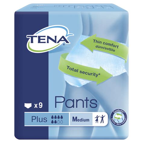 Tena Pants Plus Medium 9 Pack Allcare Warehouse