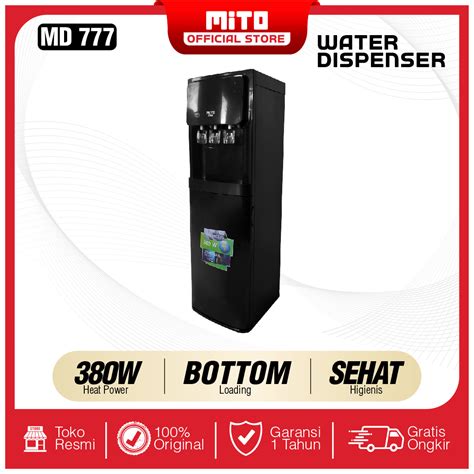 MITO Water Dispenser Galon Air Atur Panas Normal Dan Dingin MD 777