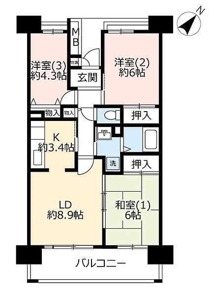 【ホームズ】ur都市機構グリーンタウン光ケ丘8号棟 11階の建物情報｜千葉県柏市光ケ丘団地3 8