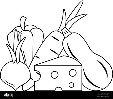 Grow Foods Clipart Black And White