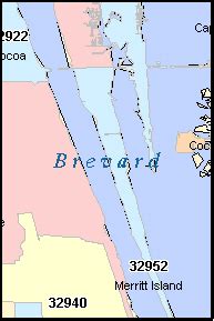 Brevard County Zip Code Map Printable