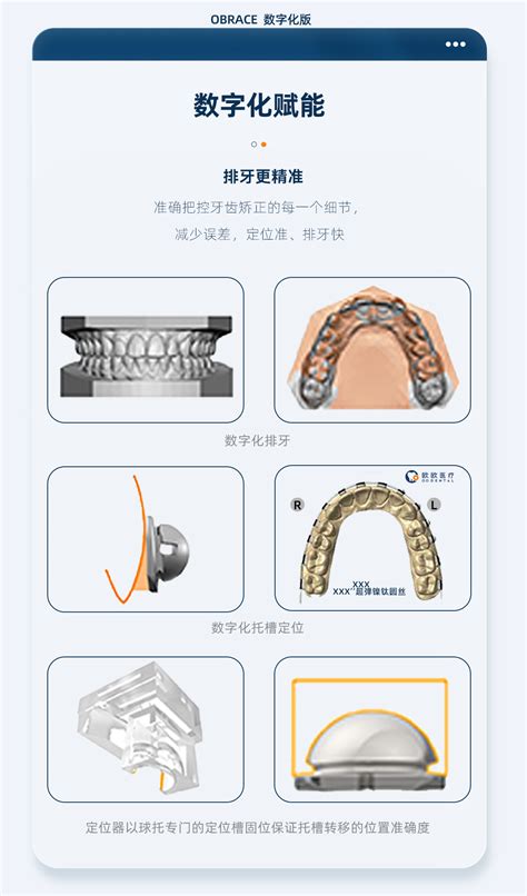 Obrace 数字化欧欧医疗官网 欧欧球托舒适化矫正球面自锁托槽牙齿矫正口腔正畸牙套矫治器